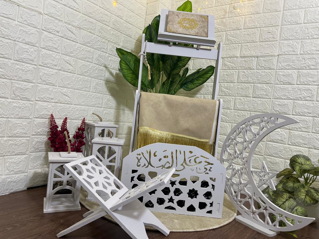 مجموعة ديكور ركن الصلاة الكاملة ✨✨